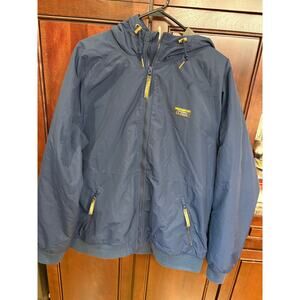 LL Bean Mens Insulated 3 Season Navy Jacket Size XL Excellent Condition